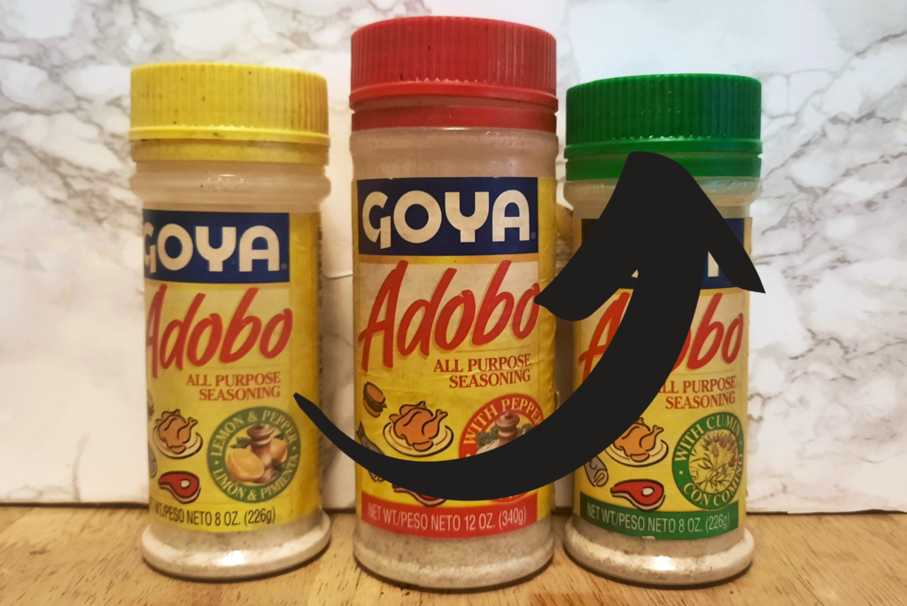 Goya-brand-adobo-con-comino-green-lid-with-cumin