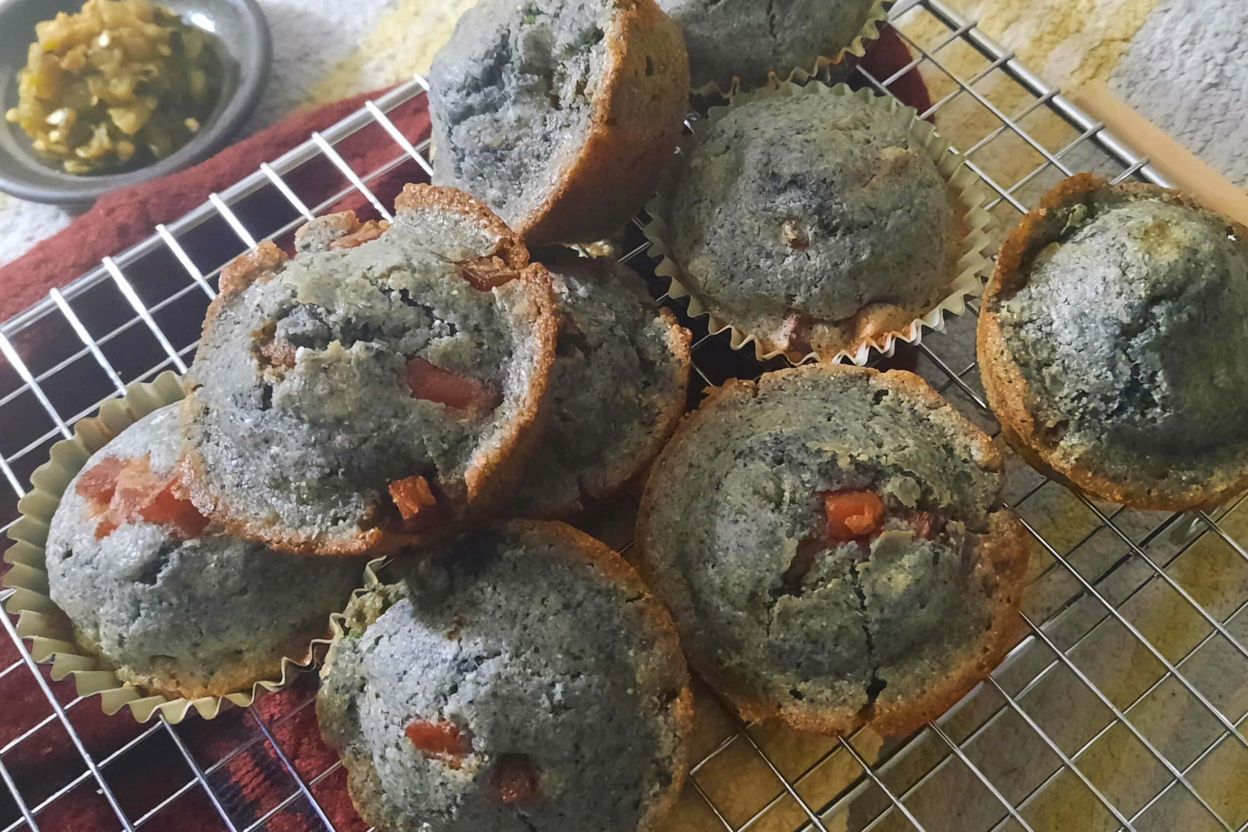 Bacon Blue Corn Muffins with Hatch Chiles The Stovetop Diplomat